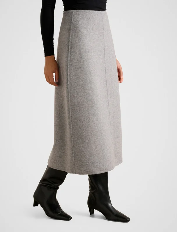 forever new  AMARA Felled Circle Midi Skirt for Women | Best Price UAE